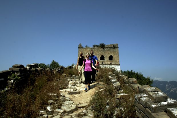 Blue Sky Day on The Great Wall