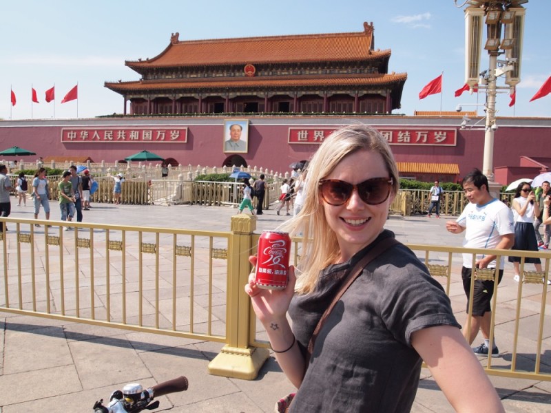 Coke and Mao, Tiananmen. There are just so many comments I could make about this photo!