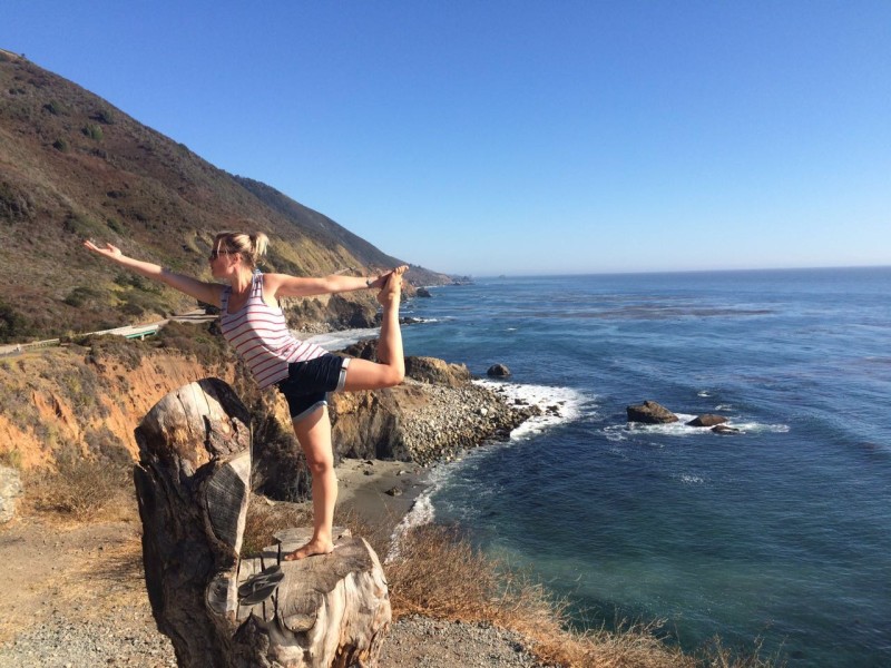 Yoga at Big Sur