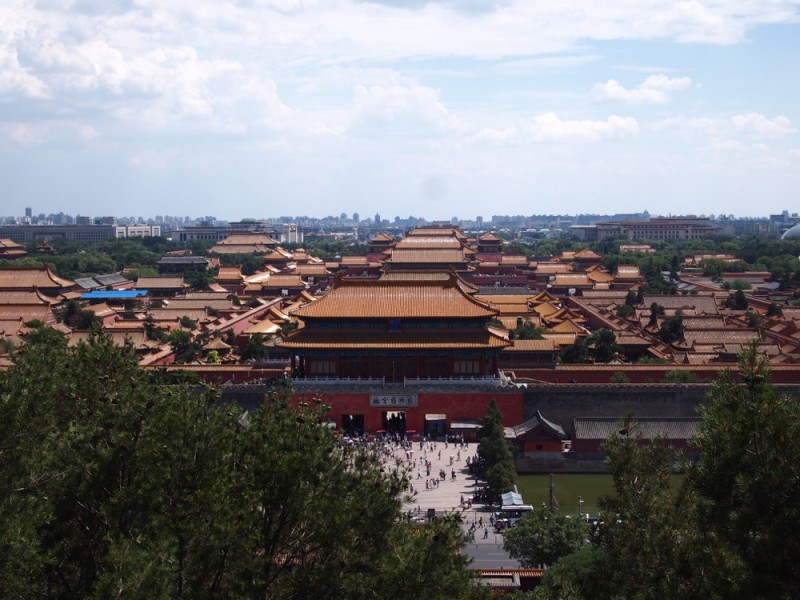 Forbidden City from Jinshang Park, Beijing