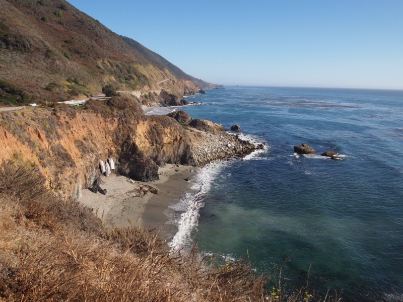 Pretty Beach on Big Sur