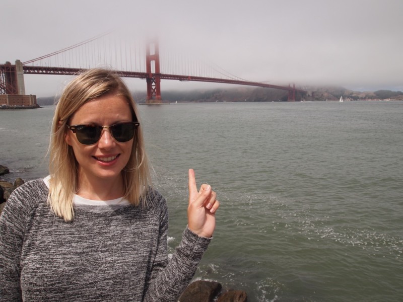 Golden Gate Bridge in the fog