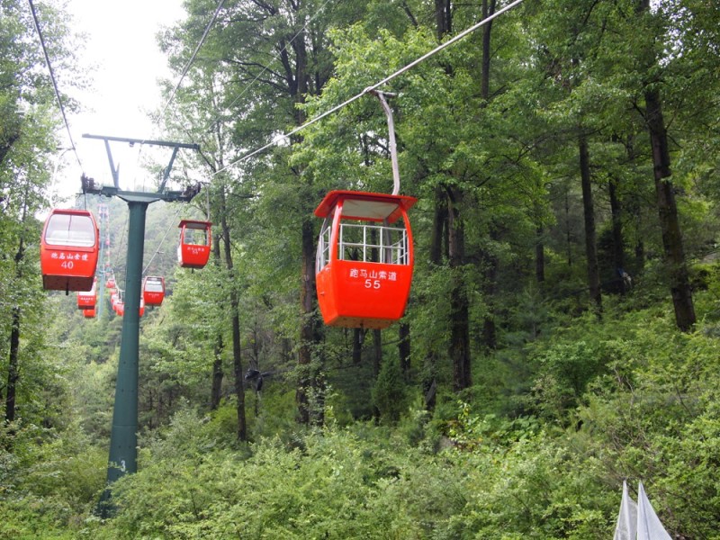 Empty Cable Car Kangding Sichuan Kham