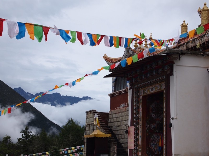 Prayer Flags Temple Kangding