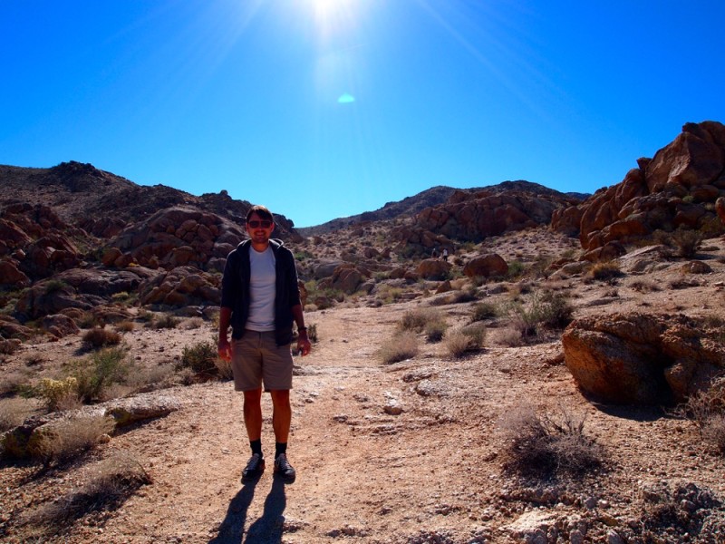 Sun Hiking Joshua Tree National Park