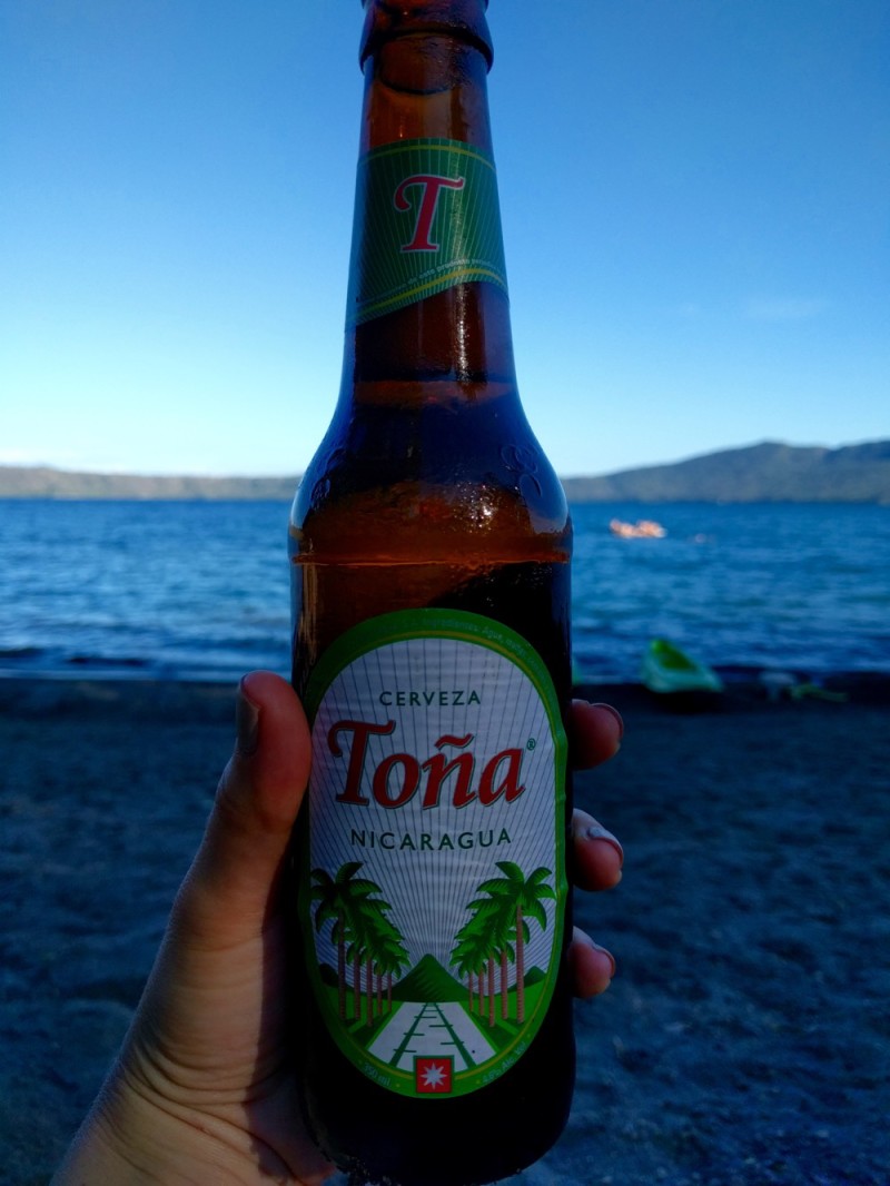 Local Beer Toña Laguna de Apoyo Nicaragua